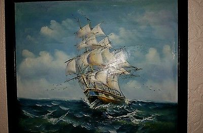 400x261 Galleon Ship Maritime Oil Painting - Galleon Painting