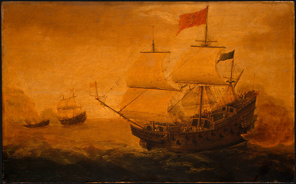 610x379 Maritime Anthropology Of The Manila Galleon Trade A Proposed - Galleon Ship Painting