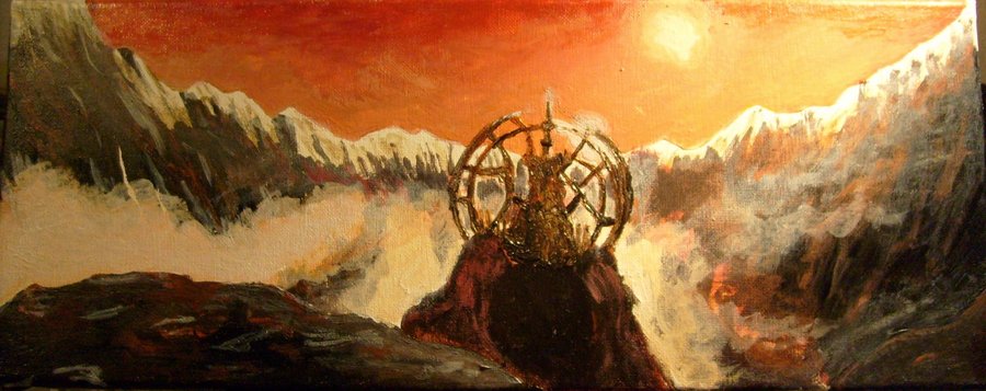 900x357 Gallifrey By Elenymaddarnon - Gallifrey Painting