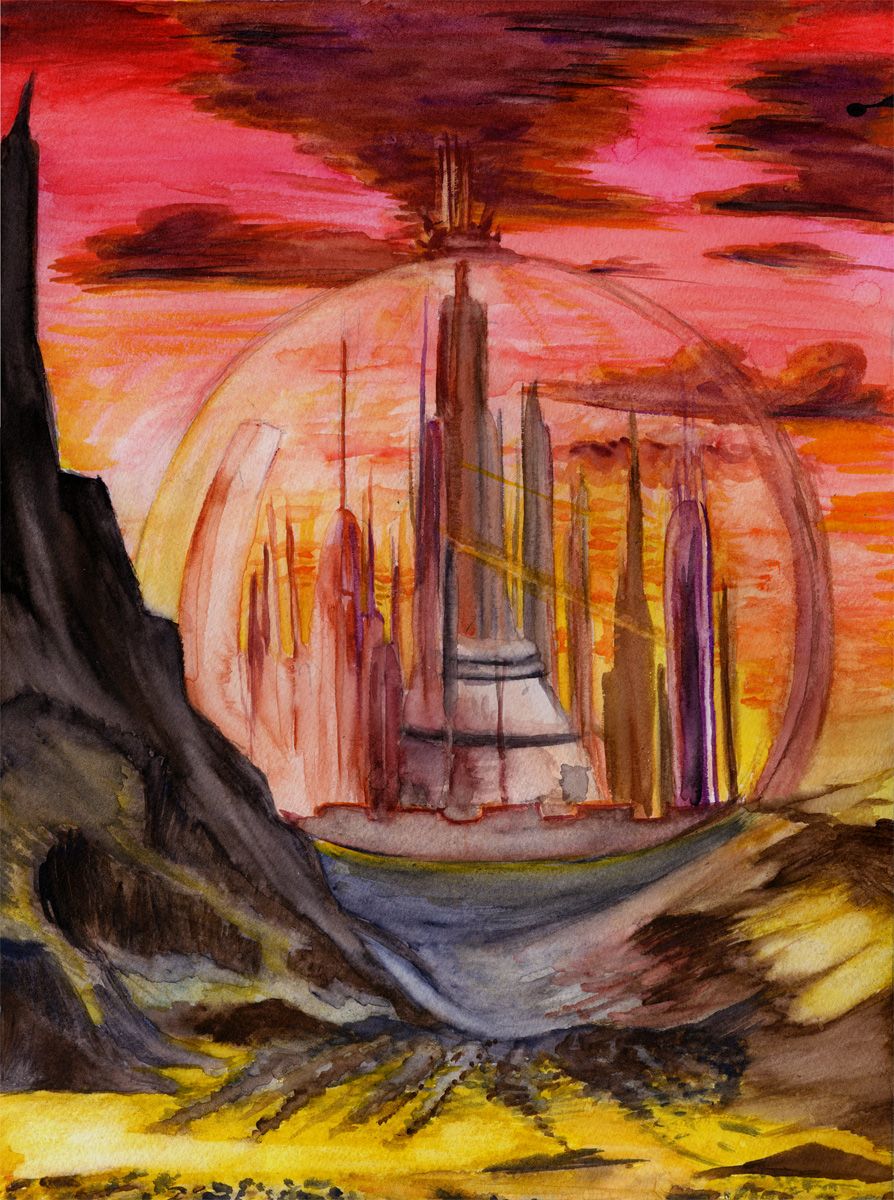 894x1200 Gallifrey By Flane On @ Magical - Gallifrey Painting
