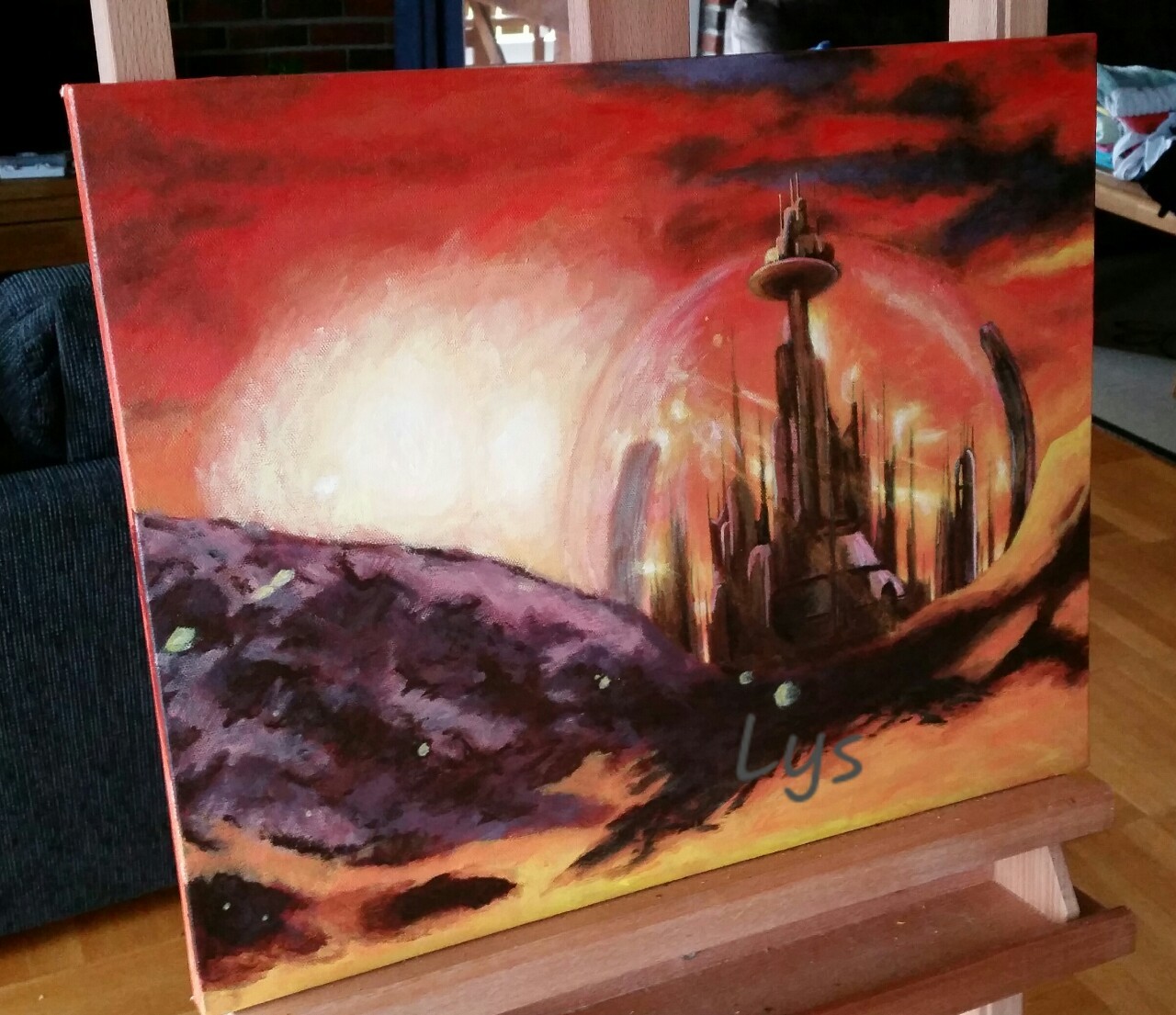 1280x1105 Official Doctor Who Tumblr - Gallifrey Painting