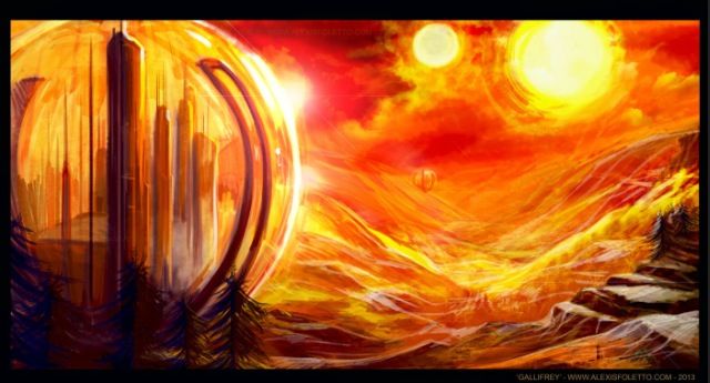 640x345 Gallifrey Doctor Who - Gallifrey Painting
