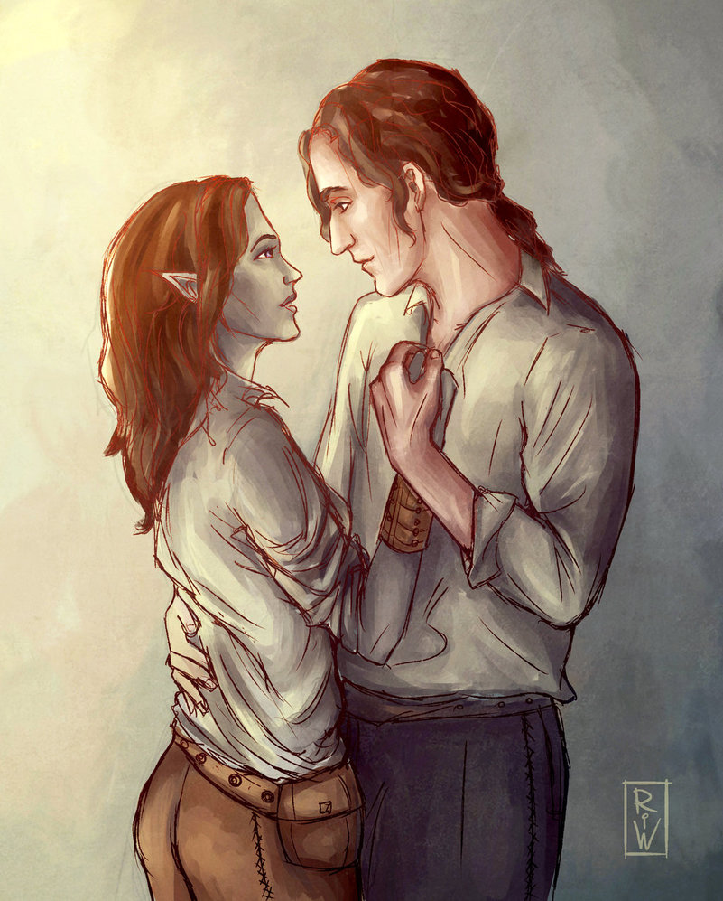 801x997 Gallus And Karliah By Rhapsody In White - Gallus Painting