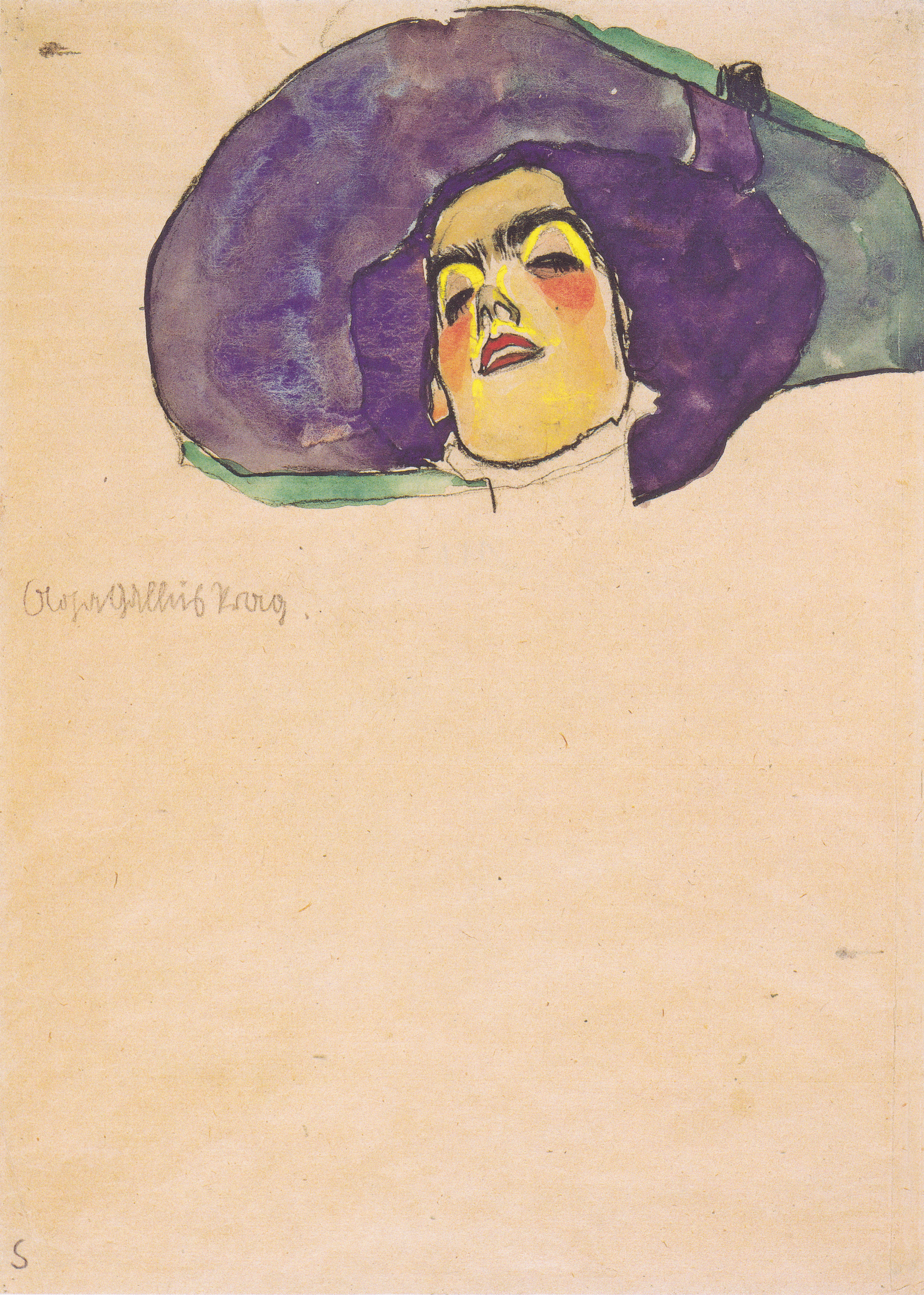 4050x5676 Fileegon Schiele - Gallus Painting