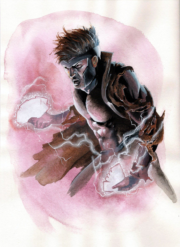 600x823 Gambit By Paul Art - Gambit Painting
