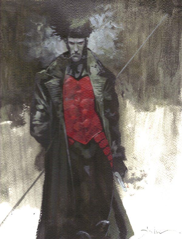 600x785 Gambit Painting By On @ - Gambit Painting