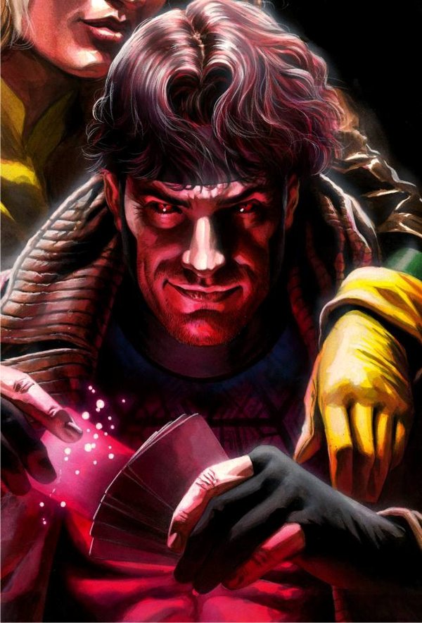 600x884 Gambit Playing Cards By Felipemassafera - Gambit Painting