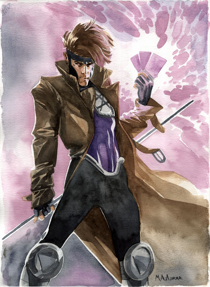 700x958 Paris Manga 2009 - Gambit Painting