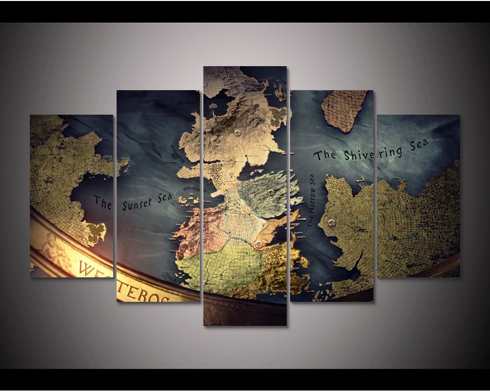 Game Of Thrones Map Painting At Paintingvalley Com Explore