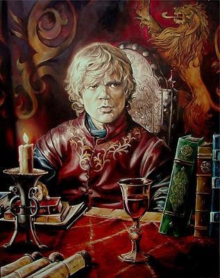 317x400 Dany Lartigue Oil Painting 32x25.5 France French Market Place - Game Of Thrones Oil Painting