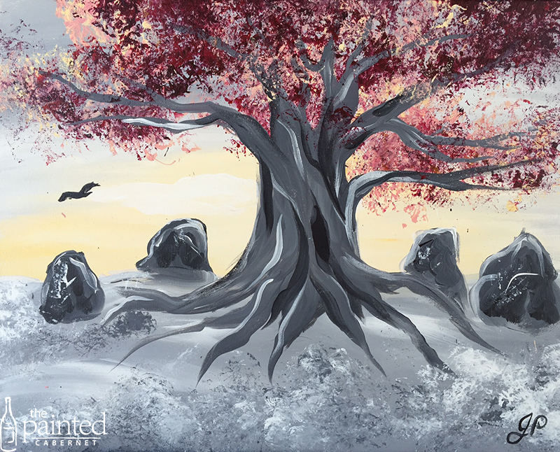 800x646 The Painted Cabernet - Game Of Thrones Painting