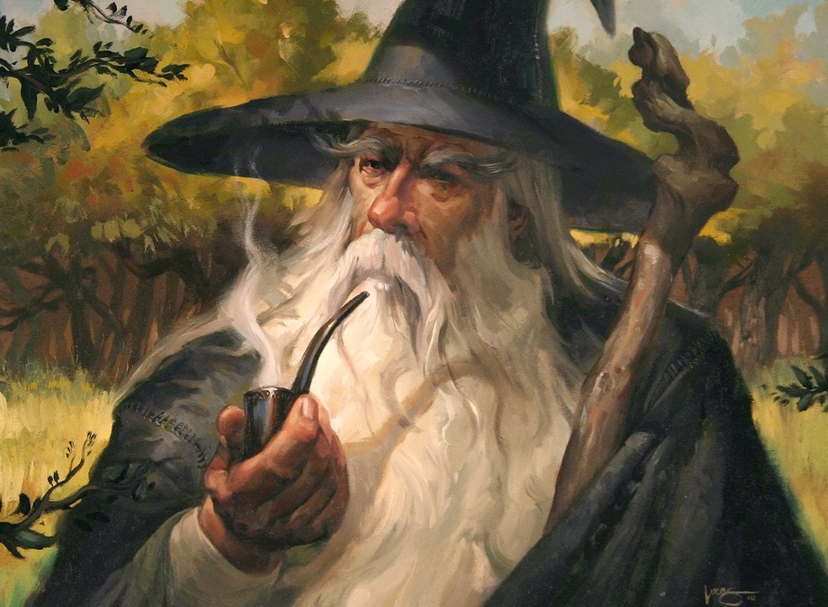 920x674 Gandalf The Grey, An Art Print By Lucas Graciano - Gandalf Painting