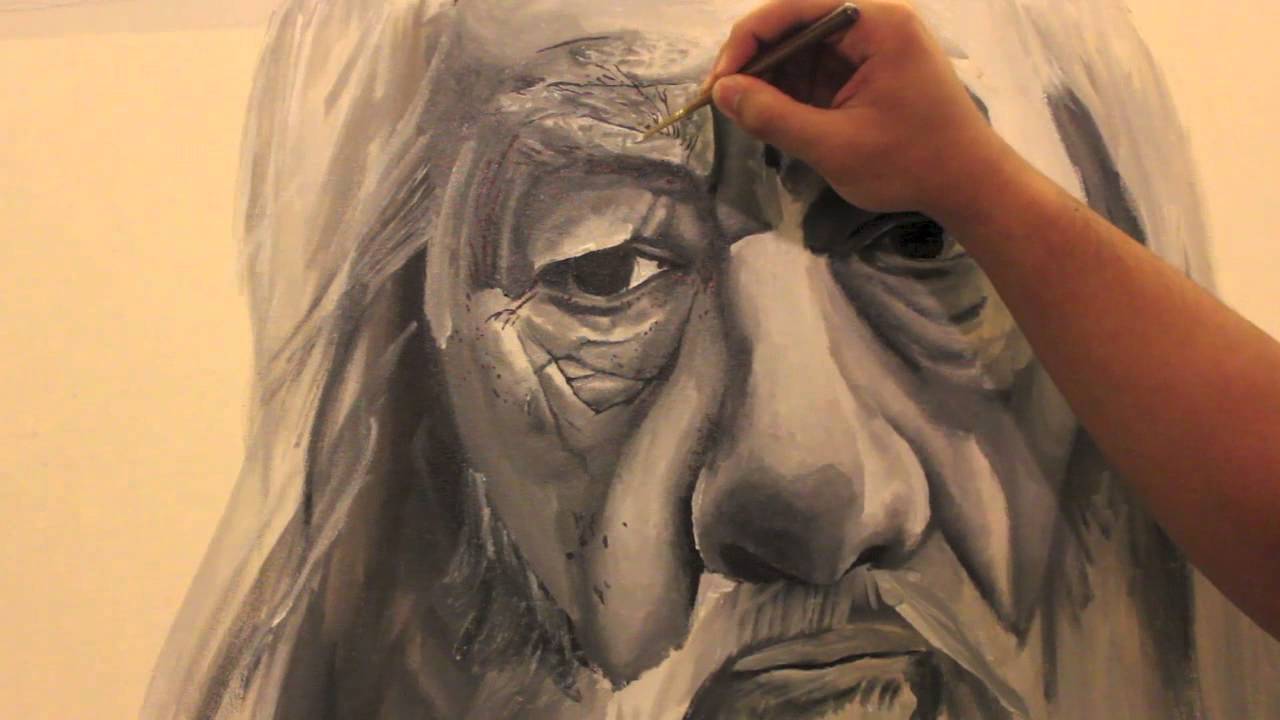 1280x720 The Hobbit Gandalf Speed Painting By Justin Zumel - Gandalf Painting