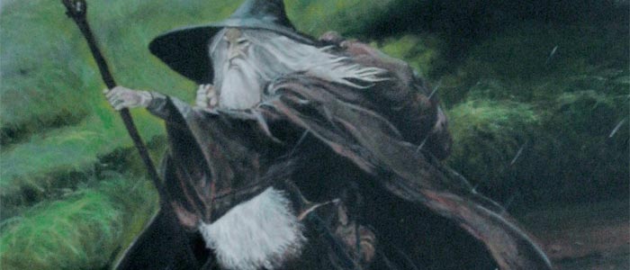 700x300 Tolkien's Art And Politics Is Middle Earth Real The Artifice - Gandalf Painting