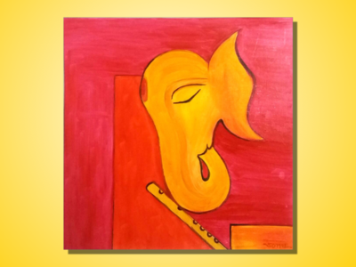 400x300 Shree Ganesh Ji - Ganesh Ji Painting
