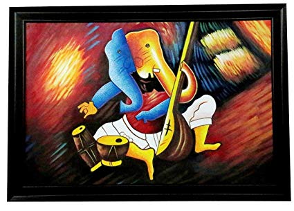 425x305 Gallery99 Lord Ganesha Paintings, Lord Ganesha Paintings For Home - Ganesh Oil Painting