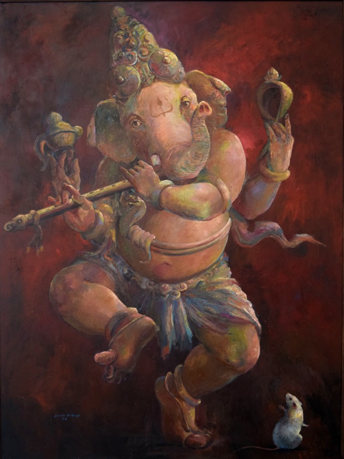 675x900 Lord Ganesh - Ganesh Painting