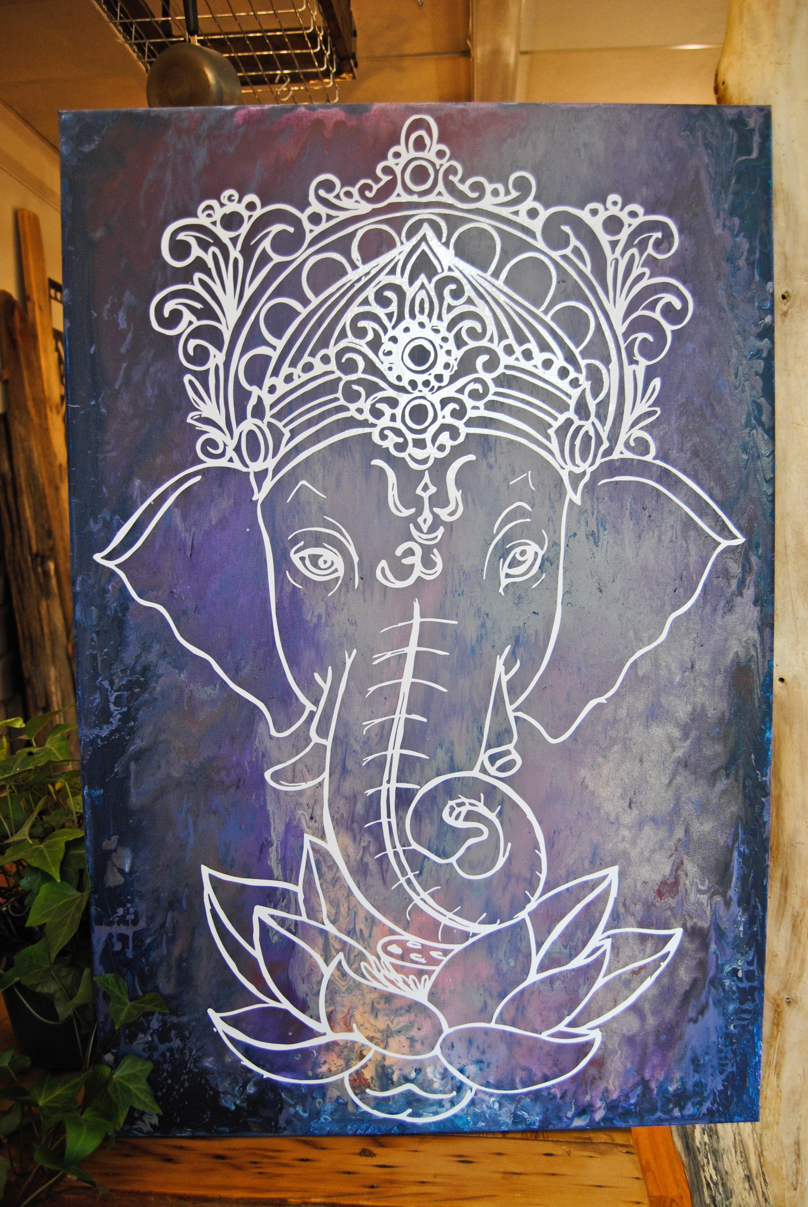 2592x3872 Amc Jewelry Amp Decor Ganesh Painting - Ganesh Painting