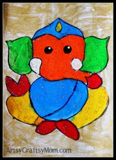 236x325 Learn To Draw Ganesha All About India Diwali - Ganesh Painting For Kids
