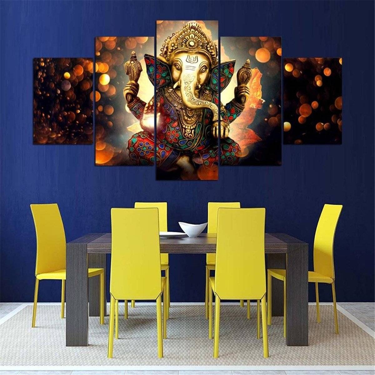 1200x1200 Photos Of Ganesh Wall Art (Showing 20 Of 20 Photos) - Ganesh Painting Wall Canvas