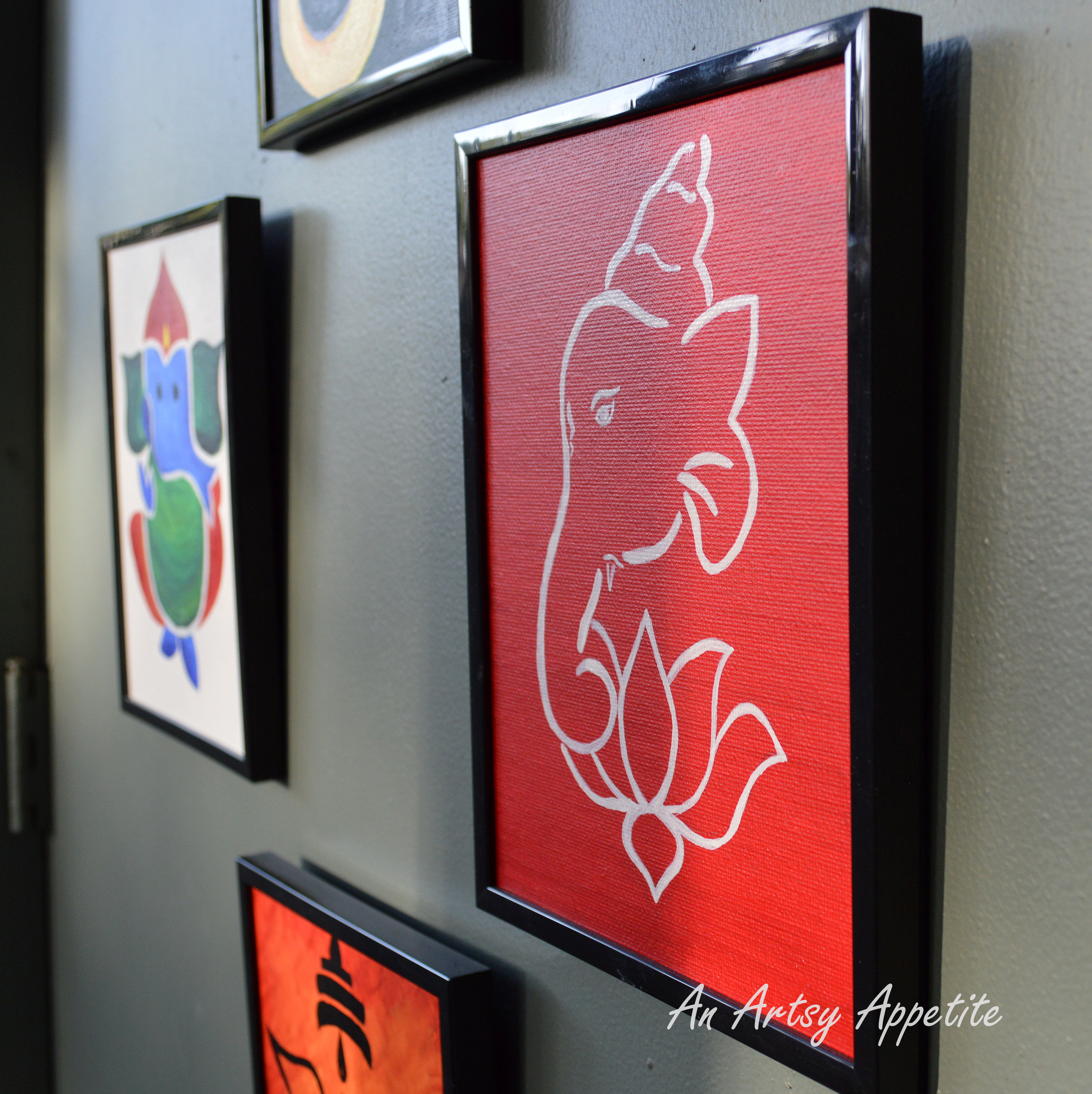 3953x3958 Canvas An Artsy Appetite - Ganesh Painting Wall Canvas