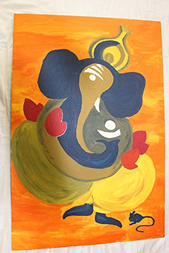 333x500 Ganesha Abstract Painting ( 77x51 Cm) Amazon.in Home Amp Kitchen - Ganesha Abstract Painting