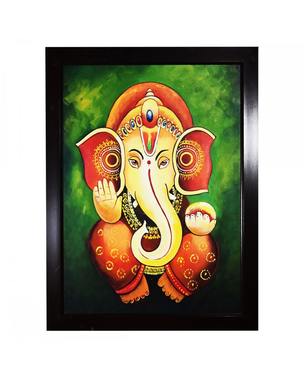 1000x1240 Gallery99 Lord Ganesha Religious Oil Painting On Canvas (40 X 28 - Ganesha Oil Painting On Canvas