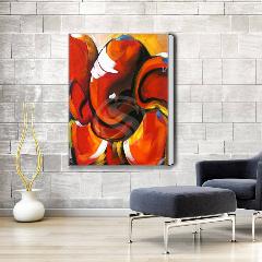 240x240 W620 7 Custom Lord Ganesha Art Oil Painting Classic Poster Print - Ganesha Oil Painting On Canvas