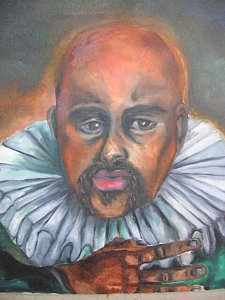 225x300 Renaissance Gangster Painting By Andrea Hjerpe - Gangster Painting