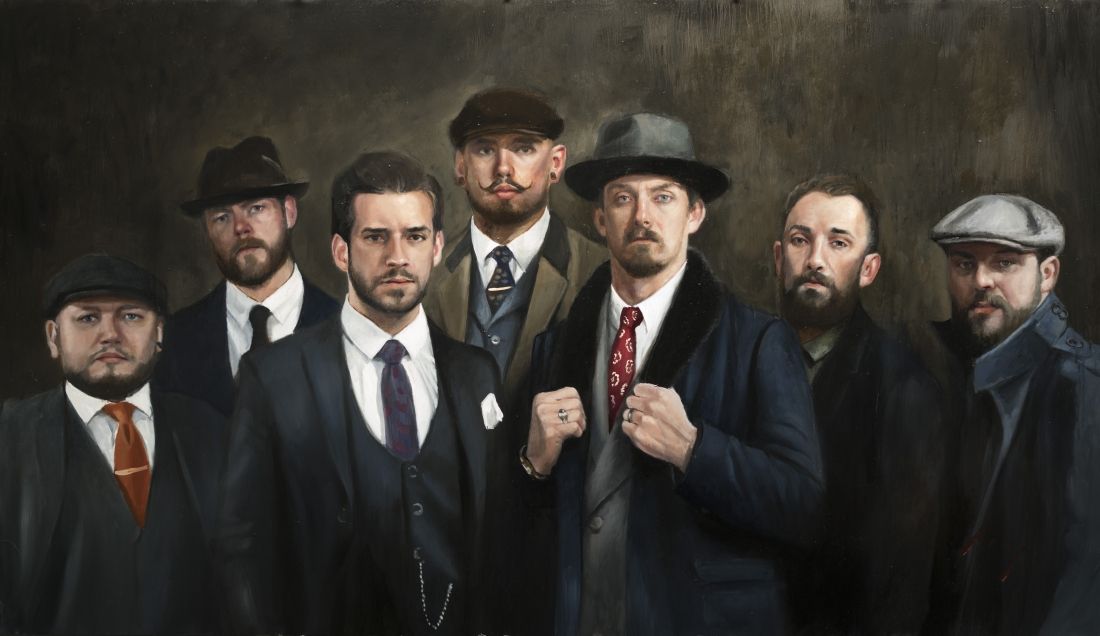1100x636 Vincent Kamp's Gangster Paintings Art Amp Illustration - Gangster Painting