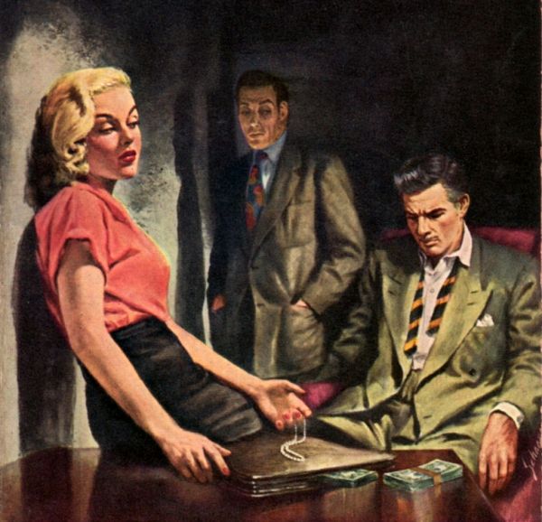 600x578 75 Best Film Noir Images On Film Noir, Pin Up And Pinup - Gangster Painting