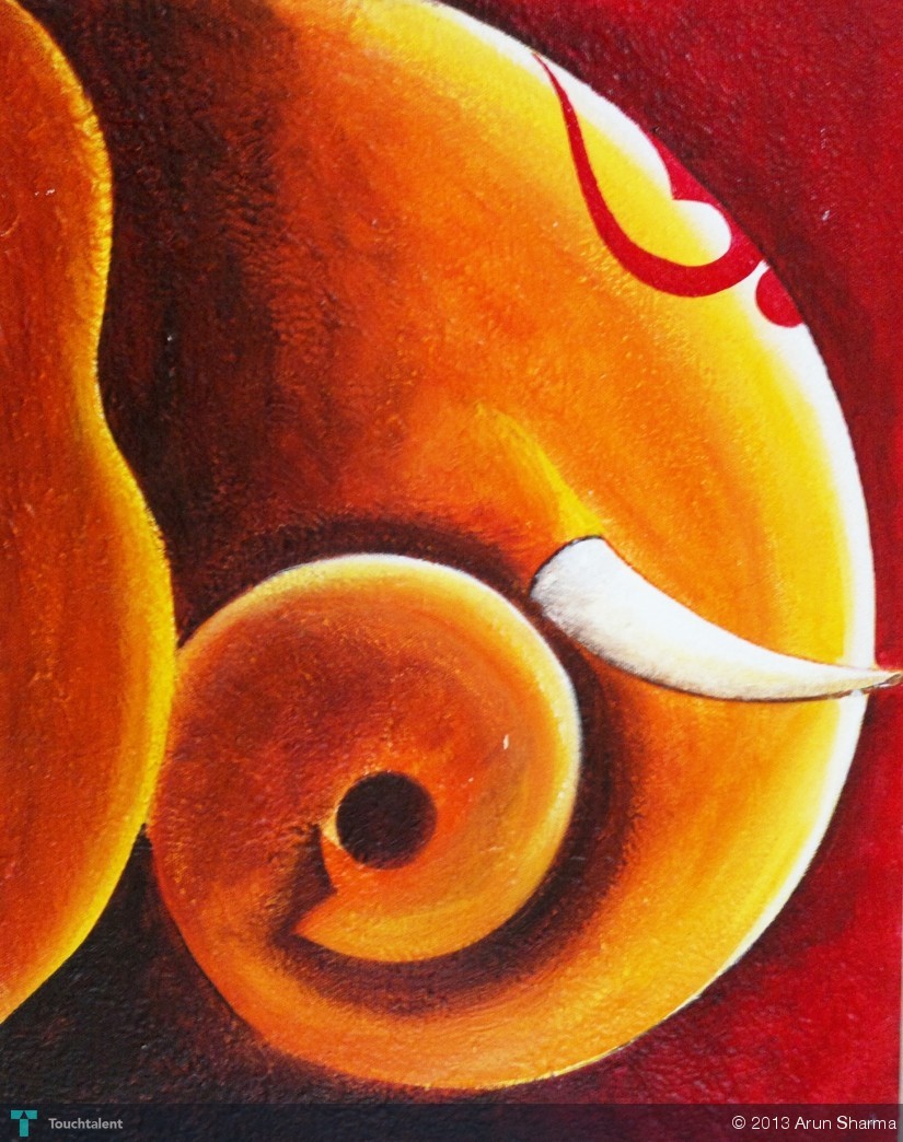 825x1044 Ganpati Touchtalent - Ganpati Painting