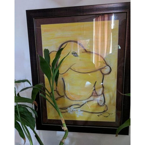 500x500 Ganpati Painting - Ganpati Painting