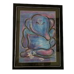 250x250 Lord Ganpati Painting - Ganpati Painting