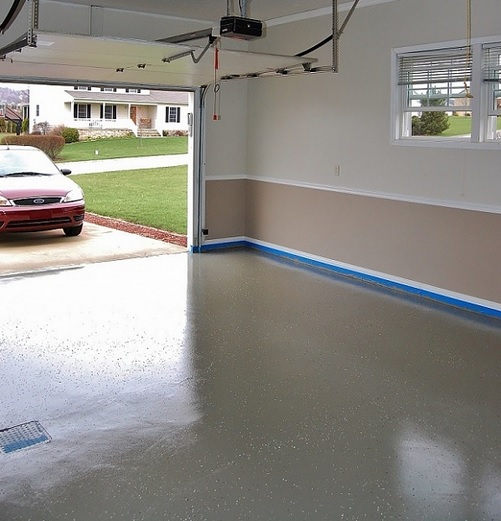 501x521 Painted Garage Floor How To Paint Your Garage Floor To Really - Garage Painting