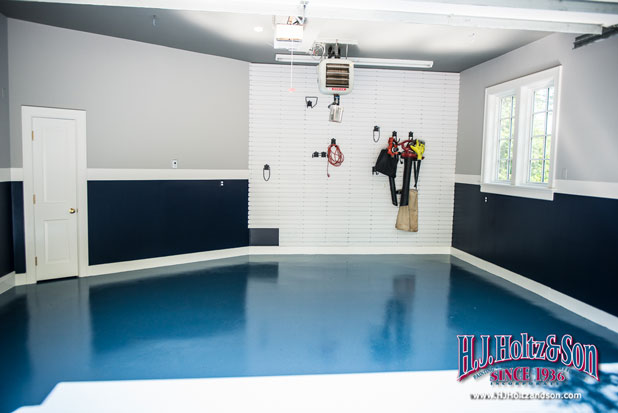 618x413 Painting Your Garage Project Example Richmond Va - Garage Painting