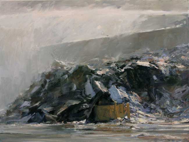 650x490 Michael Kareken Recycles Masterly Painting - Garbage Painting