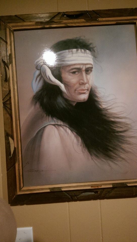 543x960 Indian Painting Wooden Frame Antique Appraisal Instappraisal - Garcia Indian Painting