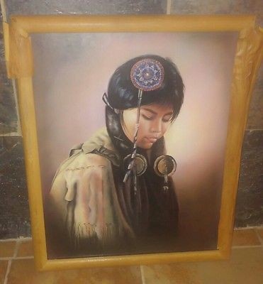 371x400 Antique Indian Painting From Z Garcia - Garcia Indian Painting