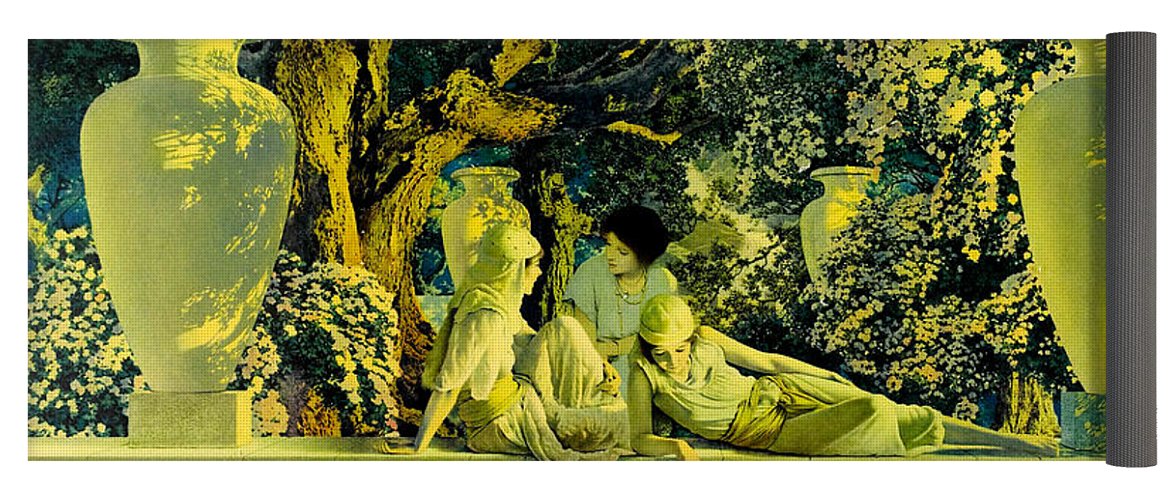 1171x500 The Garden Of Allah Yoga Mat For Sale By Maxfield Parrish - Garden Of Allah Painting