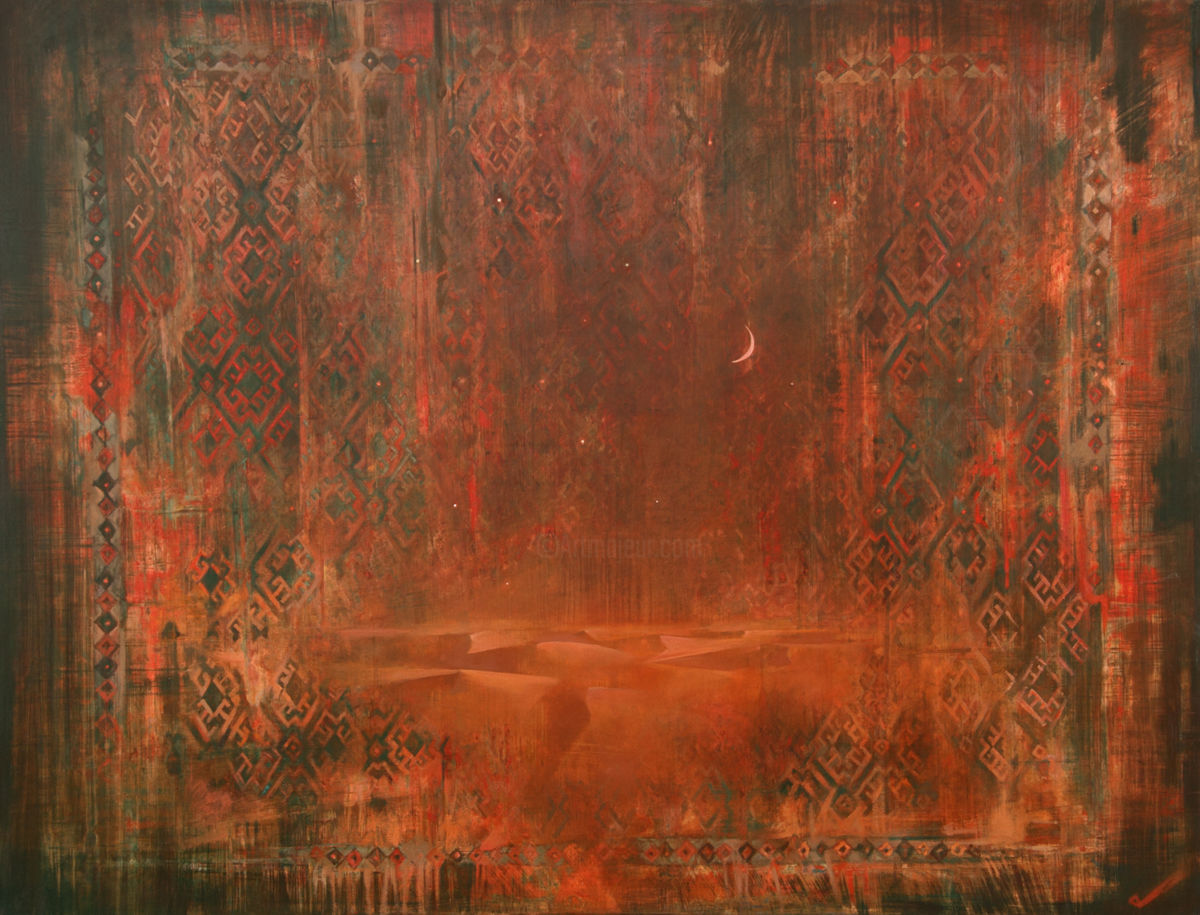 1200x915 The Garden Of Allah (Igor Eliseev) - Garden Of Allah Painting