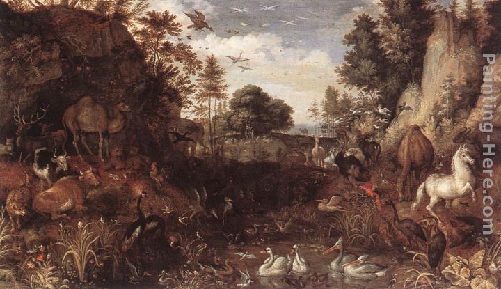 720x415 Roelandt Jacobsz Savery The Garden Of Eden Painting Anysize 50 - Garden Of Eden Painting