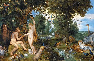 300x194 The Garden Of Eden With The Fall Of Man - Garden Of Eden Painting