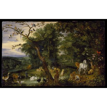 355x355 The Temptation In The Garden Of Eden Brueghel, Jan The Elder - Garden Of Eden Painting
