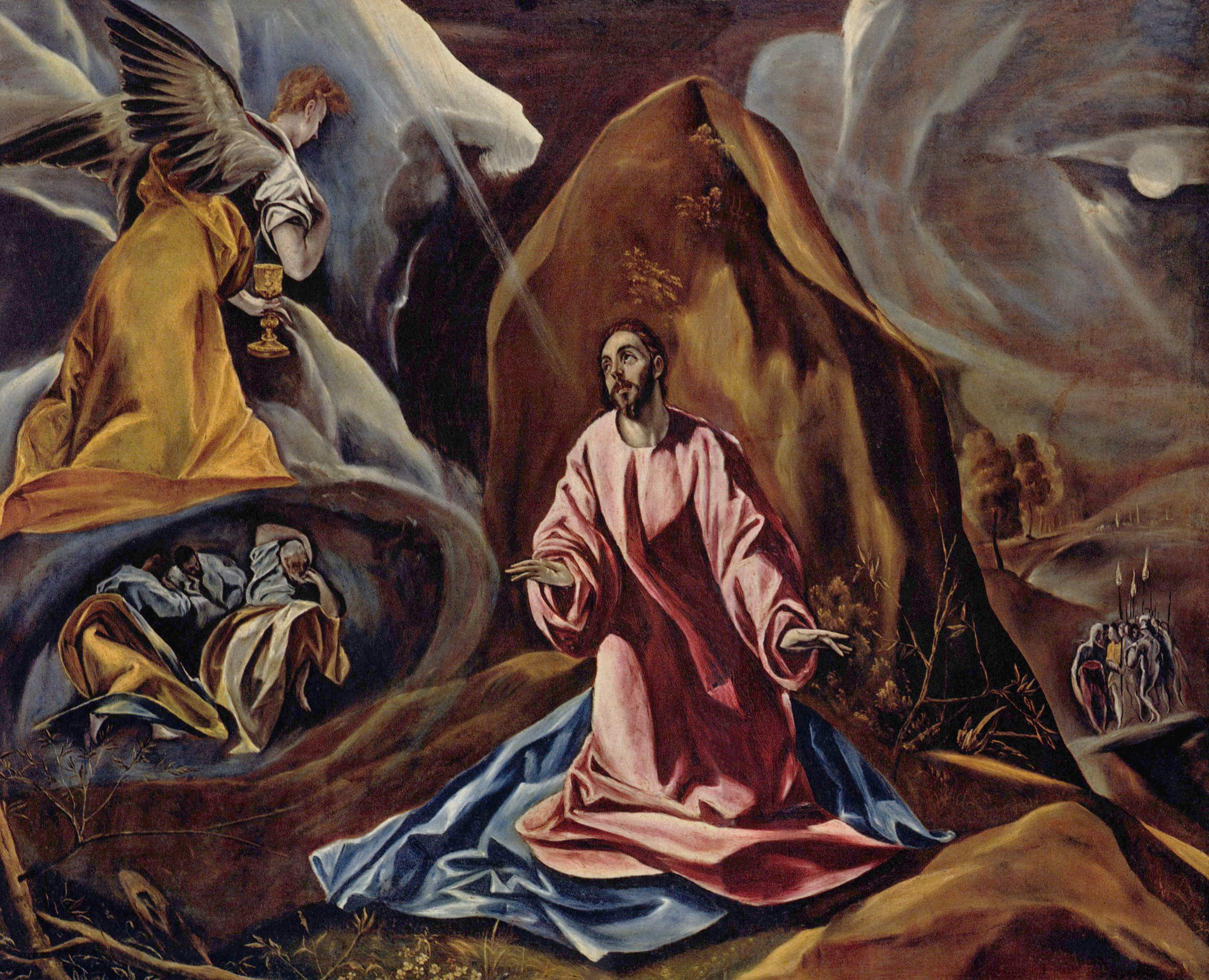 3176x2575 Agony In The Garden - Garden Of Gethsemane Painting