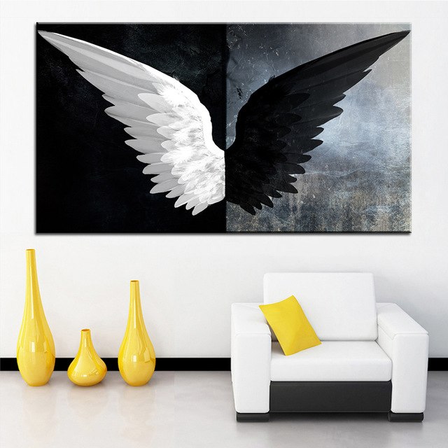 640x640 Large Size Printing Oil Painting Good And Evil Wall Painting Decor - Garden Of Good And Evil Painting