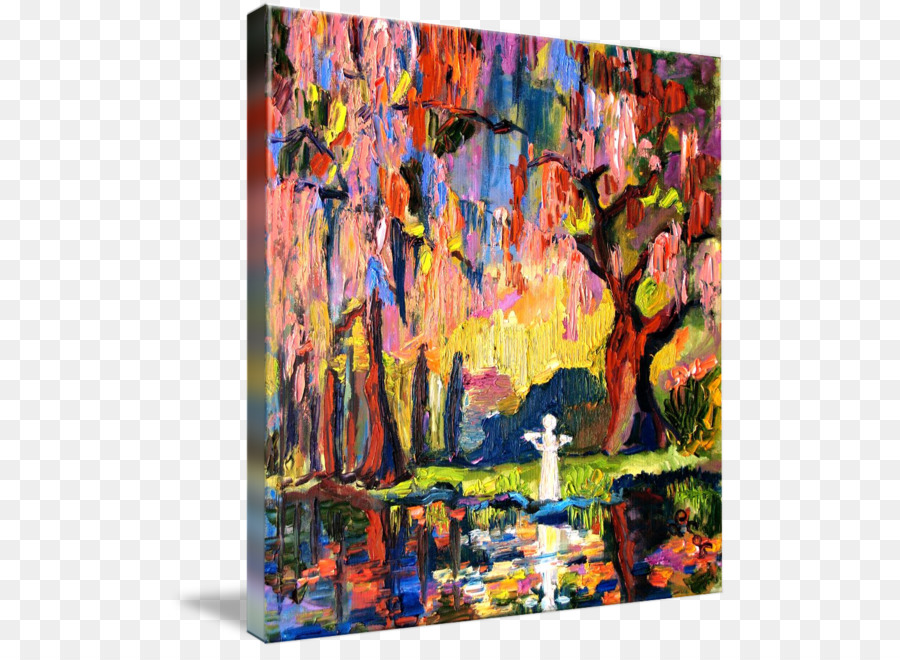 900x660 Painting Acrylic Paint Midnight In The Garden Of Good And Evil - Garden Of Good And Evil Painting