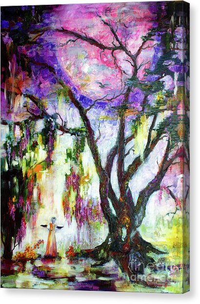 410x622 Pink Moon In The Garden Of Good And Evil Savannah Bird Girl - Garden Of Good And Evil Painting