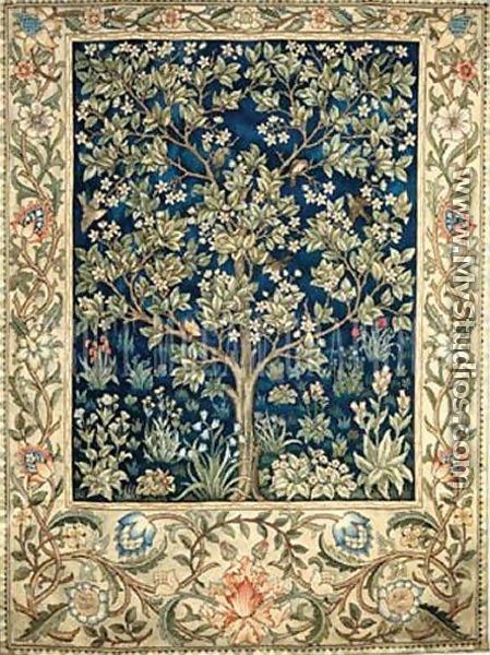 449x600 Garden Of Delight By William Morris - Garden Of Good And Evil Painting