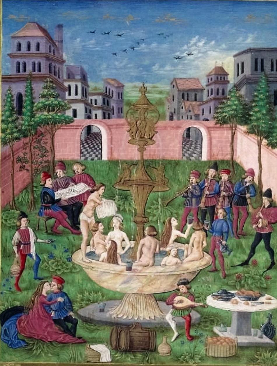 950x1254 Glorious Gardens Of Early Europe Garden Of Love Amp Earthly - Garden Of Love Painting
